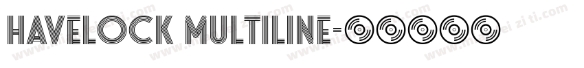 Havelock Multiline字体转换